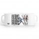 Taza blanca taekwondo kanji NKL