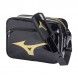 Bolsa mizuno charol negra y dorado
