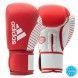 Guante de competición kick boxing adidas wako (rojo/blanco)