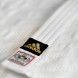 Judogi adidas champion iii ijf slim fit blanco (bandas doradas)