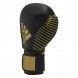 Guante de competición kick boxing adidas wako (negro/dorado)