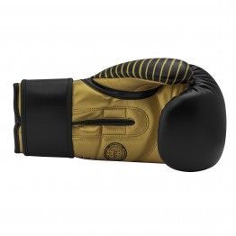 Guante de competición kick boxing adidas wako (negro/dorado)
