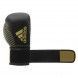 Guante de competición kick boxing adidas wako (negro/dorado)