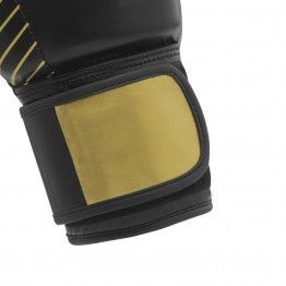 Guante de competición kick boxing adidas wako (negro/dorado)