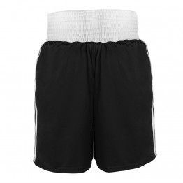 Short de boxeo adidas negro/blanco - ADIBTS02