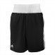 Short de boxeo adidas negro/blanco - ADIBTS02