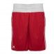 Short de boxeo adidas rojo/blanco - ADIBTS02