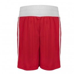 Short de boxeo adidas rojo/blanco - ADIBTS02