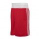 Short de boxeo adidas rojo/blanco - ADIBTS02