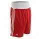 Short de boxeo adidas rojo/blanco - ADIBTS02