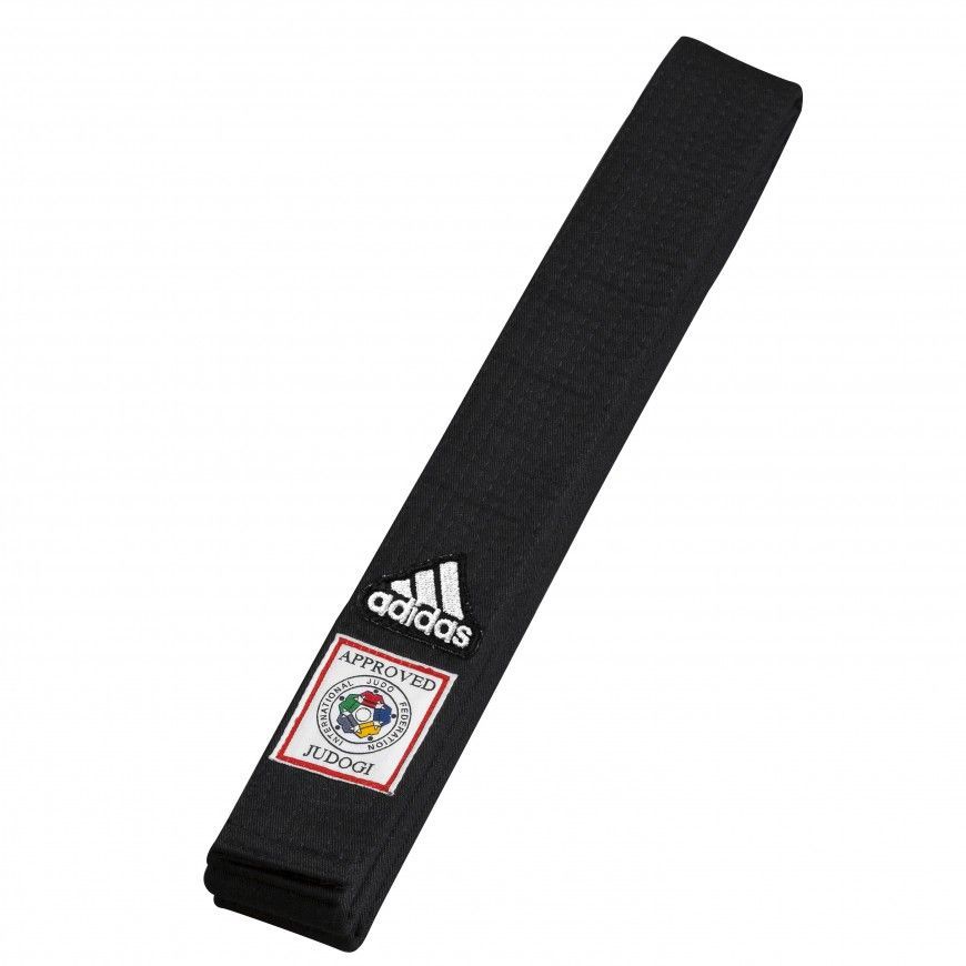 Cinturón adidas Elite "ijf" 45 mm (logo blanco) ADIB242J
