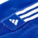 Judogi adidas "contest" azul con bandas blancas
