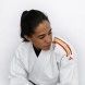 Judogi adidas "contest" blanco con bandas españa