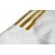 Judogi adidas champion iii ijf slim fit blanco (bandas doradas)