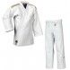 Judogi adidas champion iii ijf slim fit blanco (bandas doradas)