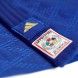 Judogi adidas champion iii ijf azul (bandas doradas)