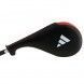 Mitt doble de p.u. molde de espuma t-l (negro/rojo) ADITDT03