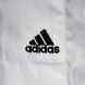 Pantalón judo entrenamiento adidas blanco (logo negro)