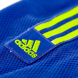 Judogi adidas "contest" azul con bandas verde fluor