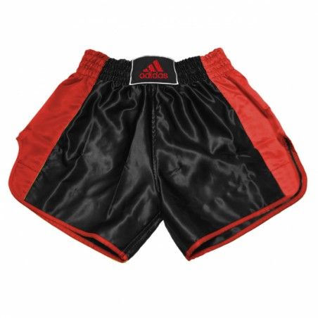 Short de muay thai adidas rojo/negro ADISTH01SMURD/BK