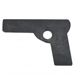 Pistola de goma negra