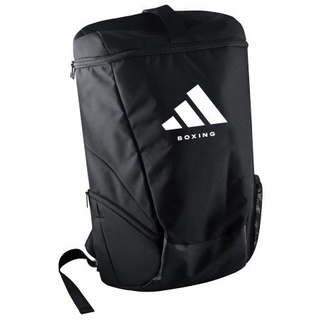 Mochila adidas boxeo negra/blanca