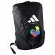 Mochila adidas karate wkf negra/blanca