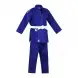 Judogi adidas "contest" azul con bandas blancas