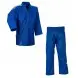 Judogi adidas "contest" azul con bandas blancas