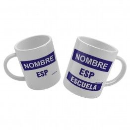 Taza blanca dorsal judo NKL