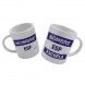 Taza blanca dorsal judo NKL