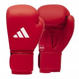 Guantes de boxeo Adidas Velcro IBA Rojo ADIIBAG1