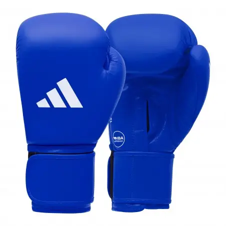 Guantes de boxeo Adidas Velcro IBA Azul ADIIBAG1