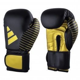 Guante de competición kick boxing adidas wako (negro/dorado)