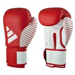 Guante de competición kick boxing adidas wako (rojo/blanco)