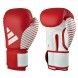 Guante de competición kick boxing adidas wako (rojo/blanco)