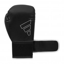 Guantes de boxeo adidas hybrid 80 (negro/blanco)