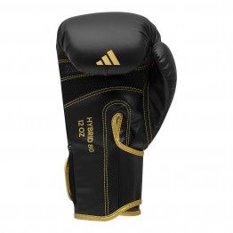 Guantes de boxeo adidas hybrid 80 (negro/dorado) ADIH80