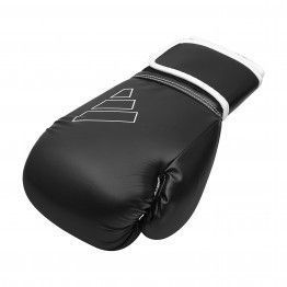 Guantes de boxeo adidas hybrid 80 (negro/blanco)