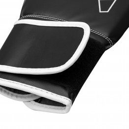 Guantes de boxeo adidas hybrid 80 (negro/blanco)