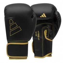 Guantes de boxeo adidas hybrid 80 (negro/dorado) ADIH80
