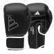Guantes de boxeo adidas hybrid 80 (negro/blanco)