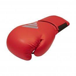 Guantes de boxeo adidas Speed 50 rojo plateado ADISBG50