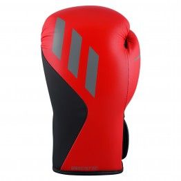 Guantes de boxeo adidas speed tilt 150tg (rojo mate/gris)
