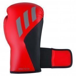 Guantes de boxeo adidas speed tilt 150tg (rojo mate/gris)