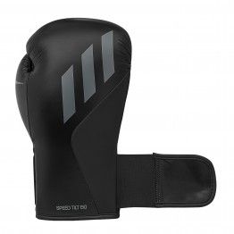 Guantes de boxeo adidas speed tilt 150tg (negro mate/gris)