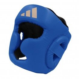 Casco de boxeo adidas SUPER PRO azul dorado ADISBHG041