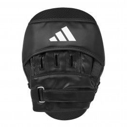 Mitt curvo entrenamiento adidas negro blanco ADISBAC01