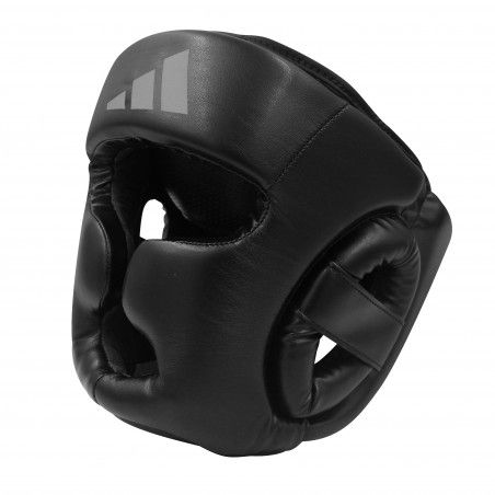 Casco de boxeo adidas SUPER PRO negro gris ADISBHG041