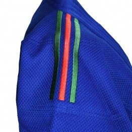 Judogi adidas Champion III PrimeGreen IJF azul (b/portugal)